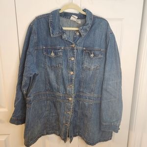 Vintage Roaman’s Jean Denim Jacket Women's 24 Blue
